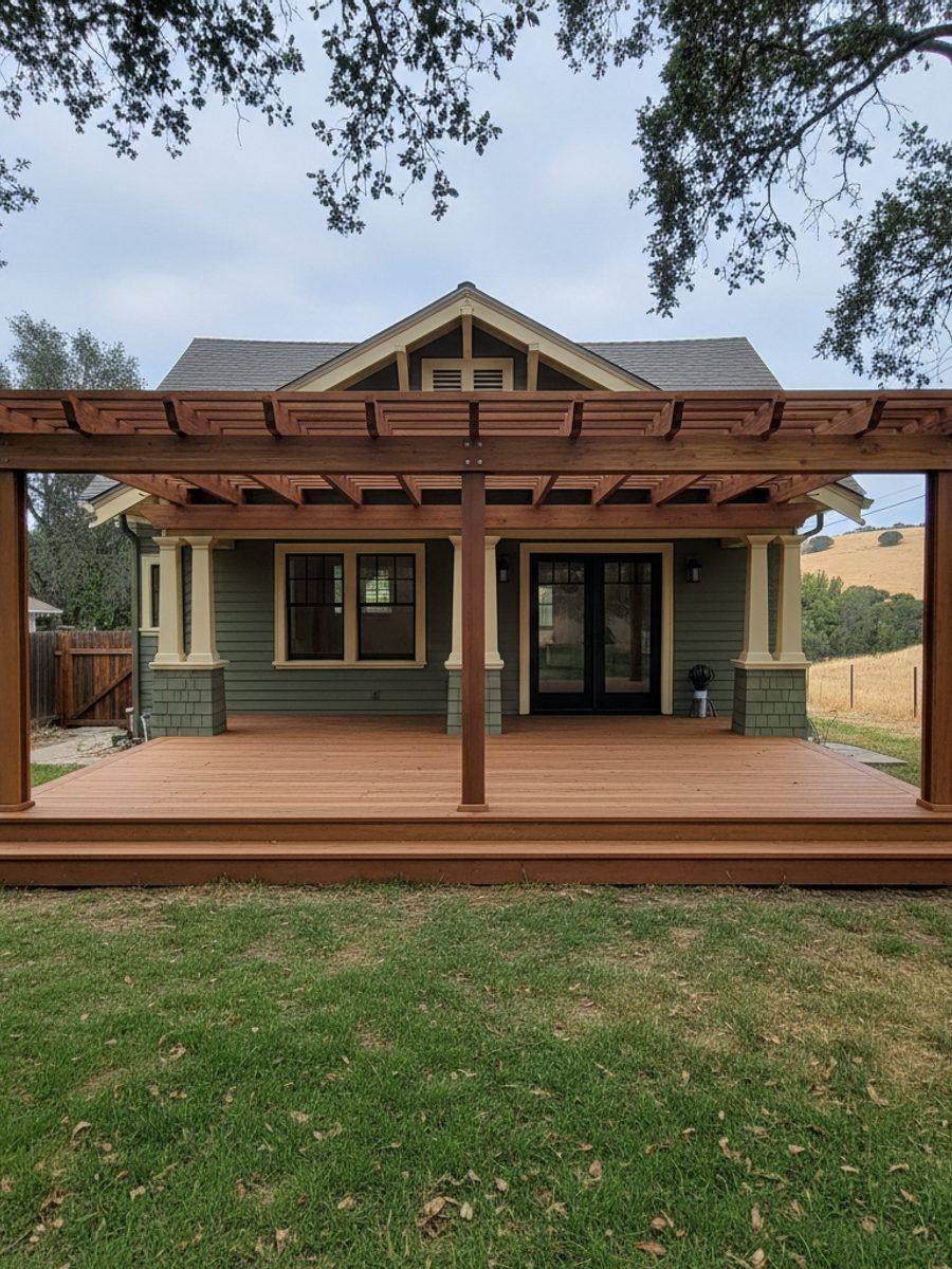 Deck staining and sealing completed in Santa Ana